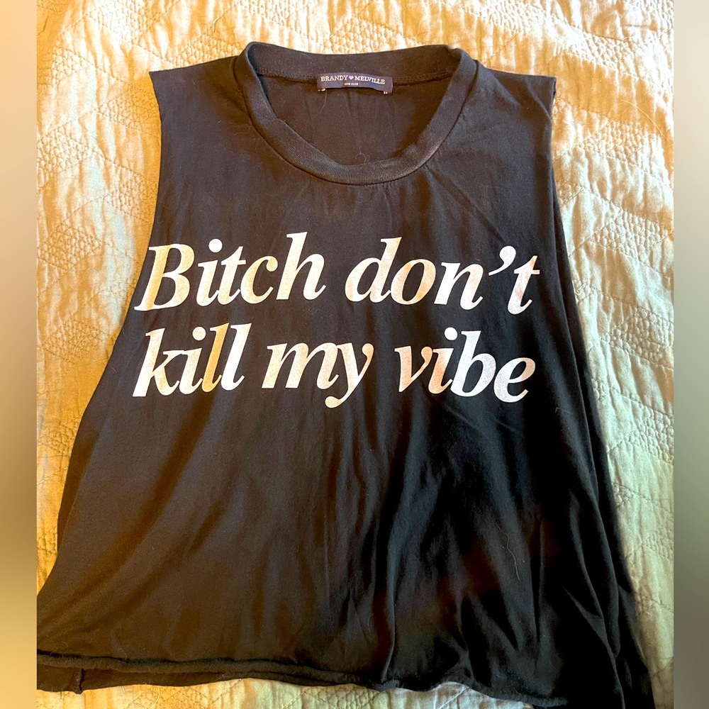 Brandy Melville long crop muscle tank
